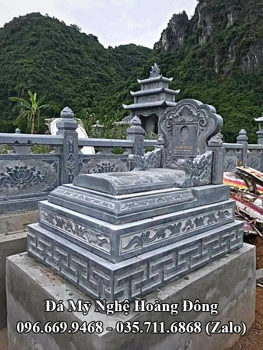 Mẫu Mộ Tam Sơn bằng đá xanh Thanh Hóa - Đá mỹ nghệ Hoàng Đông